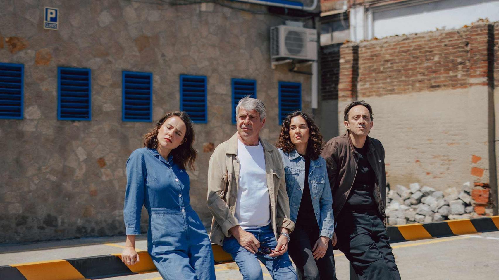 De izquierda a derecha, Daniela Brown, Pere Arquillué, Laura Conejero y Joan Carreras. Foto: Marta Mas