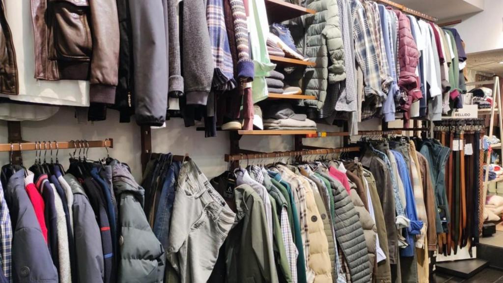 Prendas para caballero en Otero.