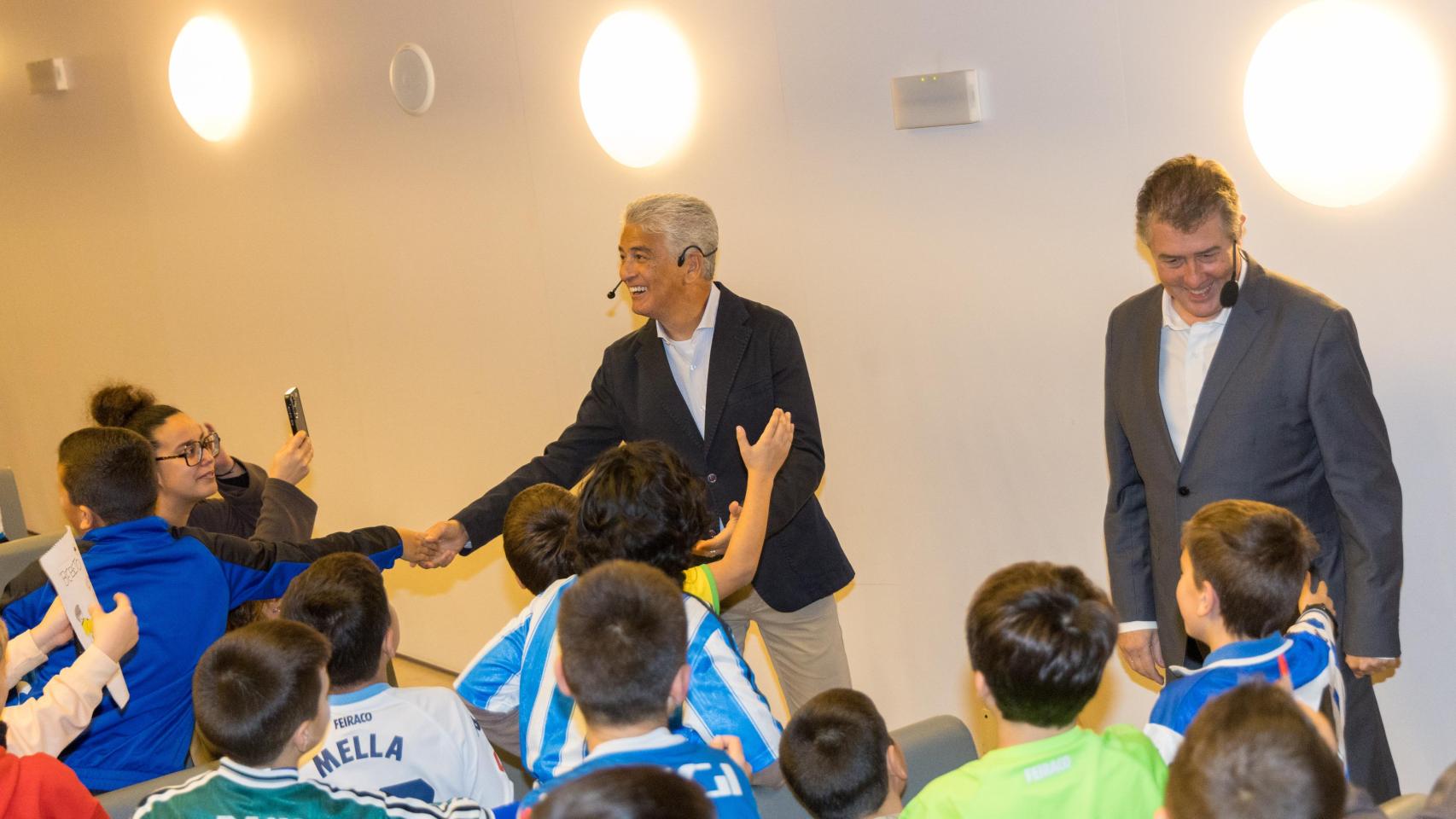 Bebeto junto al concejal Juan Ignacio Borrego.