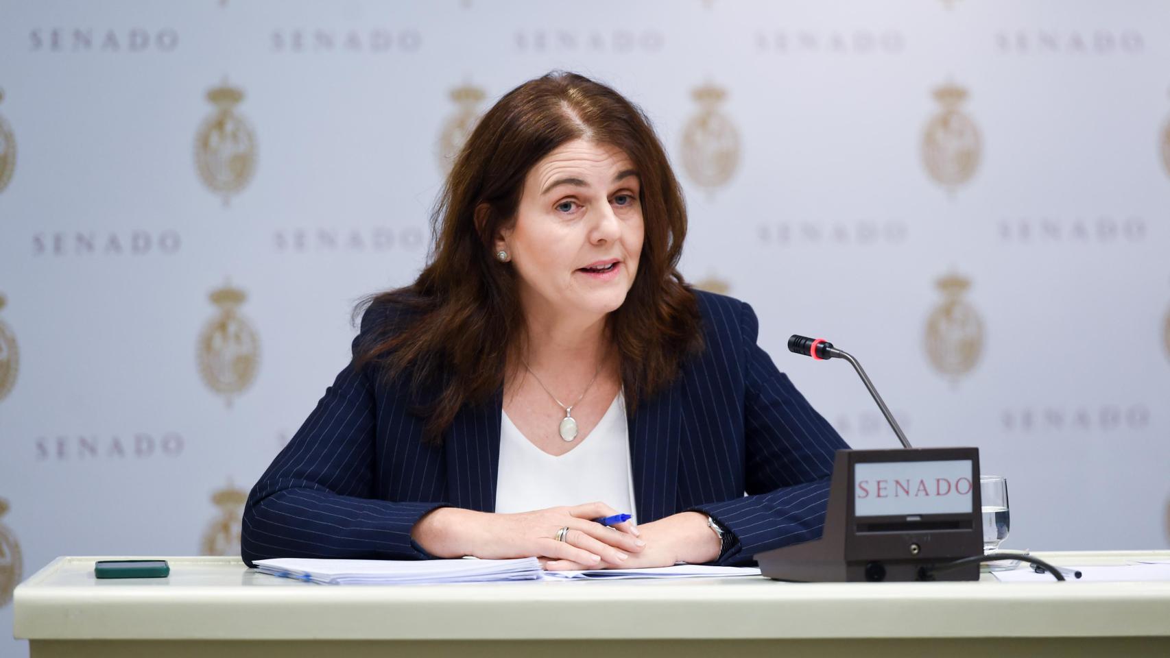 La directora de Energía de la Comisión Nacional de los Mercados y la Competencia (CNMC), Rocio Prieto, comparece ante la Comisión de Investigación sobre el apagón, en el Senado.