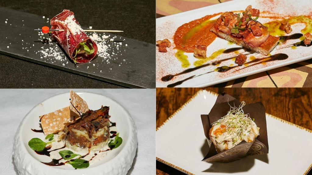 Algunas propuestas del Concurso Oficial de Tapas de Zaragoza y Provincia.