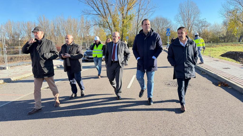 Visita del director general de Infraestructuras y Sostenibilidad Ambiental de la Junta de Castilla y León, José Manuel Jiménez