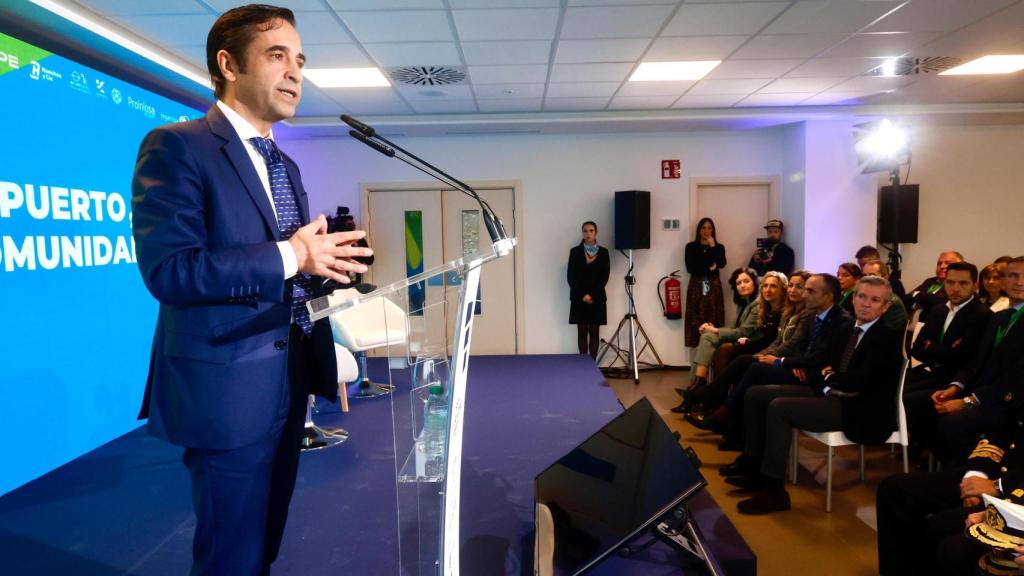 El alcalde de Ferrol, José Manuel Rey Varela, al inicio de la jornada.