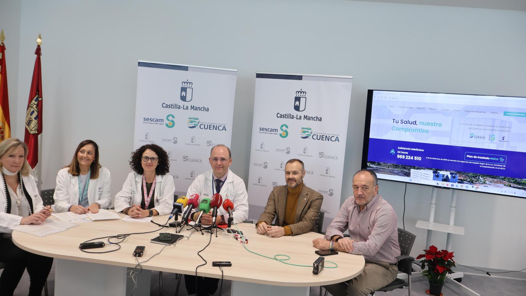 Imagen de la rueda de prensa.