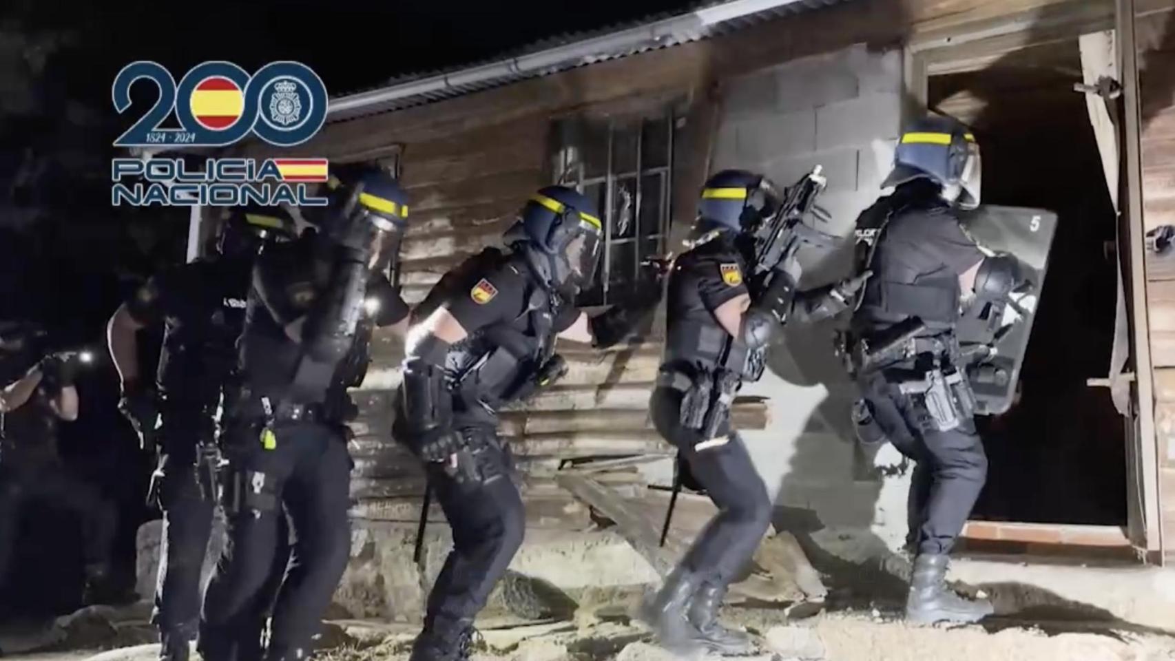 La Policía Nacional en la operación Pool.