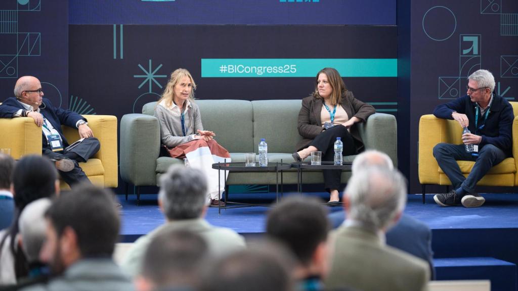 De izquierda a derecha: José Antonio González, 'business angel' y socio de Deloitte; Paloma Cañete, directora de Inversiones en Fides Capital; Paloma Castellano, directora de Wayra Spain y Aquilino Peña, cofundador y Managing Partner de Kibo Ventures, en BIGBAN Investors Congress celebrado este 27 de noviembre en Valencia.