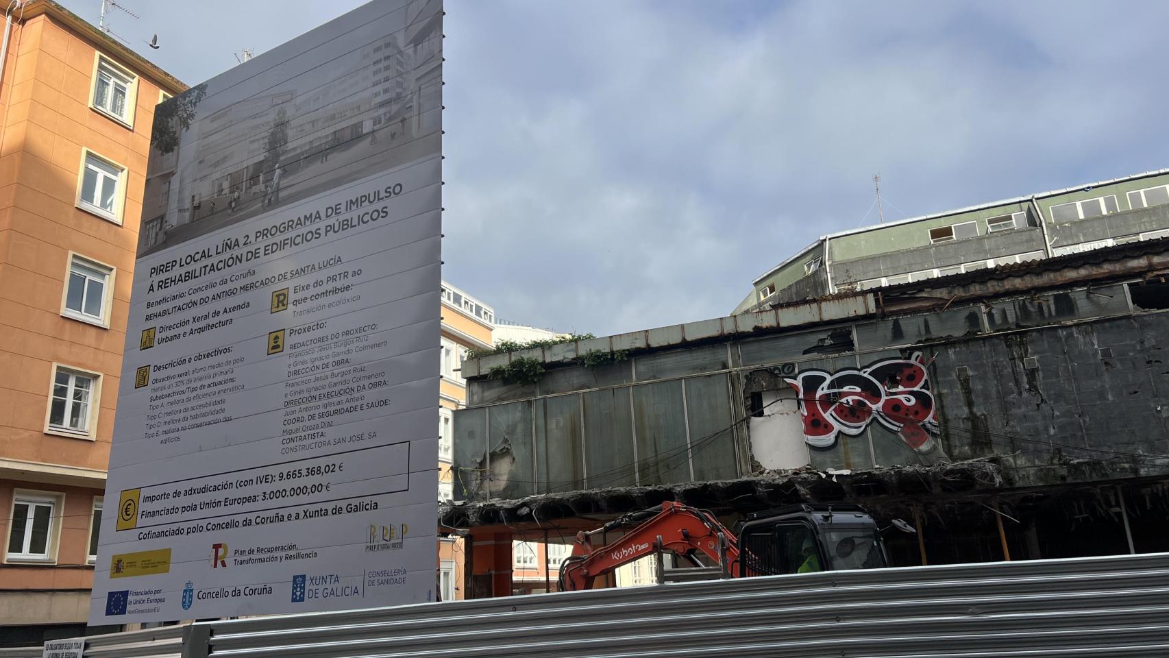 Antiguo mercado de Santa Lucía.