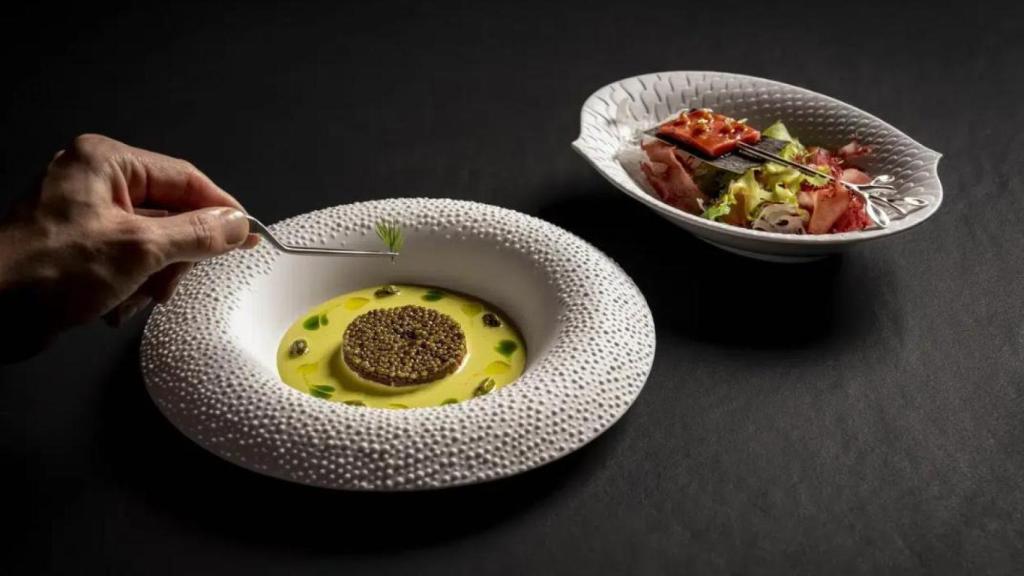 Imágenes de los platos de los restaurantes Estrella Michelin de Málaga