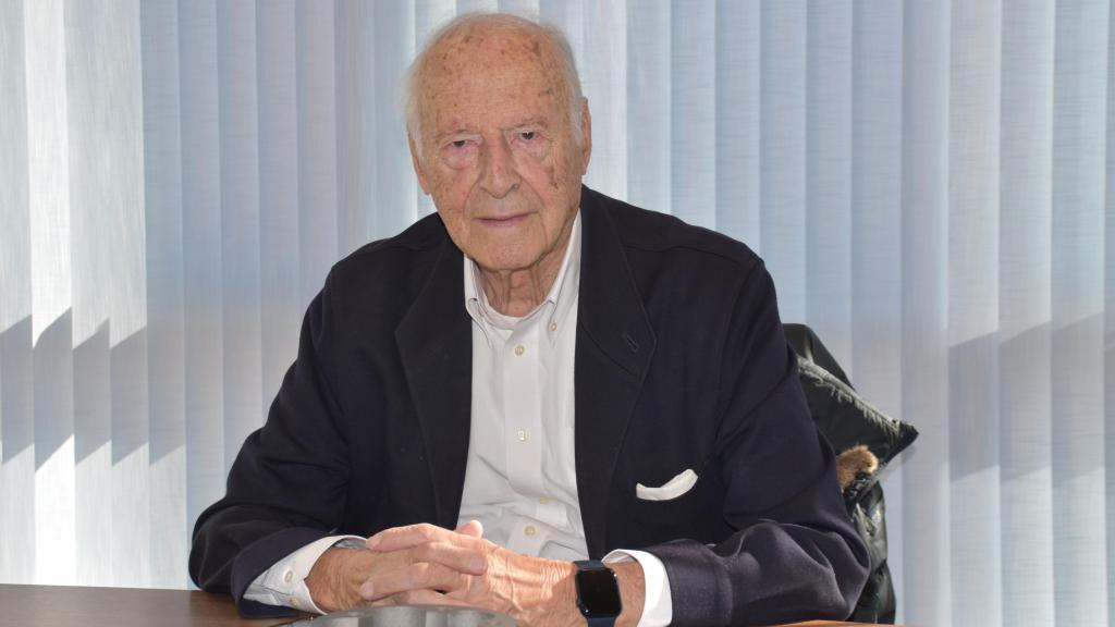 Vicente Garrido posa en las instalaciones de Frenos y Conjuntos