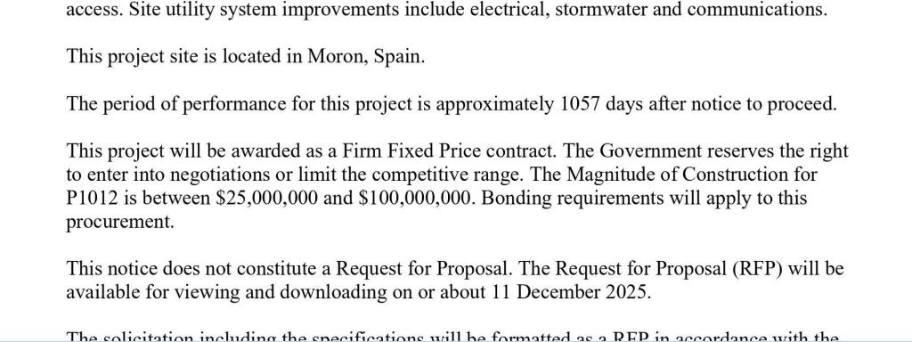 Documento descriptivo sobre los polvorines en Morón