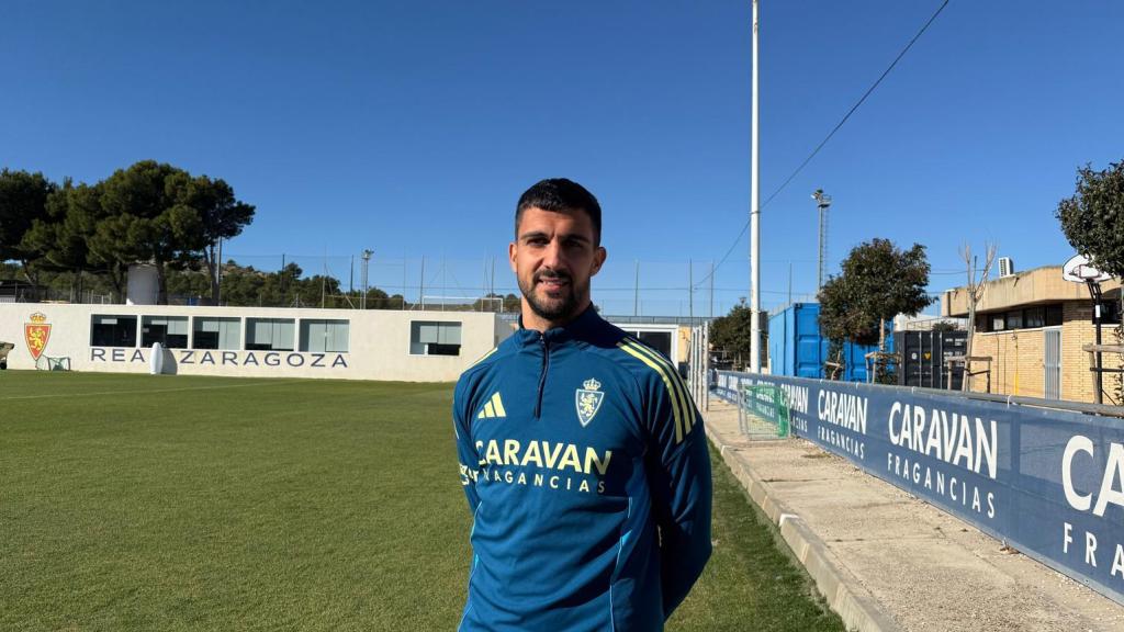 Carlos Pomares en la Ciudad Deportiva.