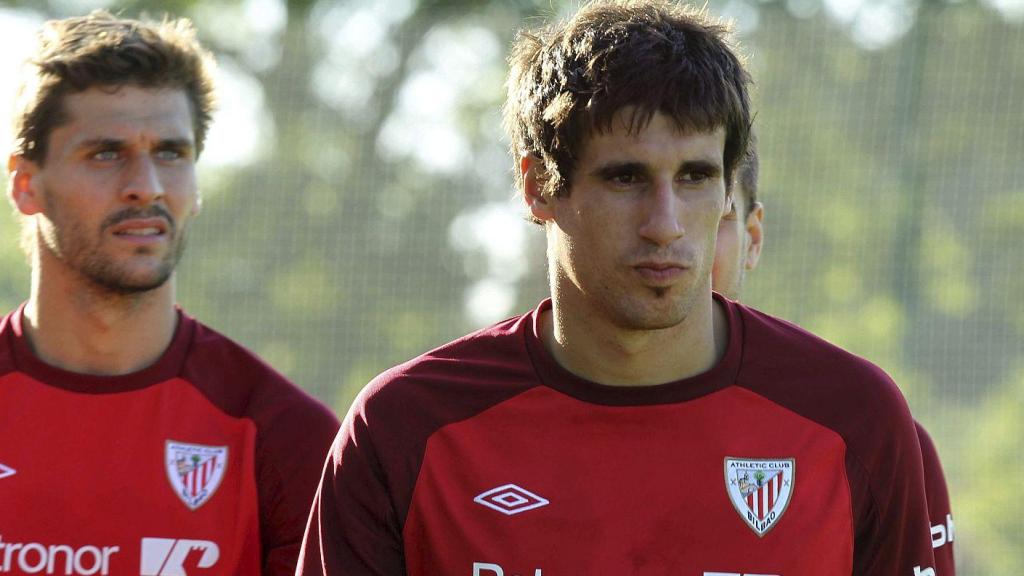 Javi Martínez, durante su estancia en el Athletic Club.