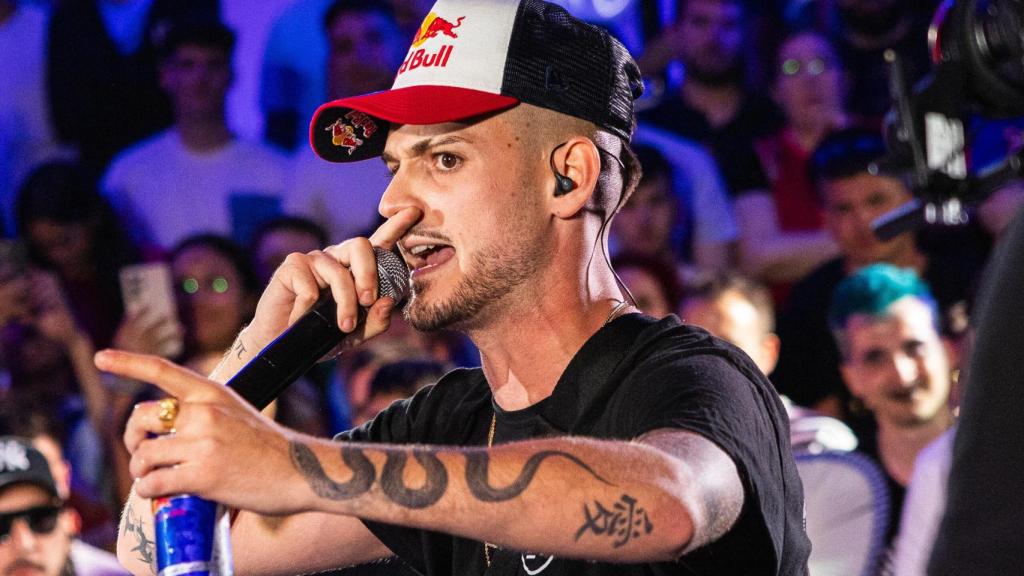 Bnet, en acción durante una batalla de freestyle