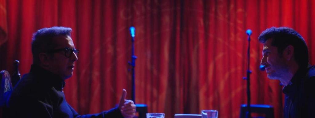 Buenafuente, durante la entrevista con Carlos del Amor en 'La matemática del espejo'.