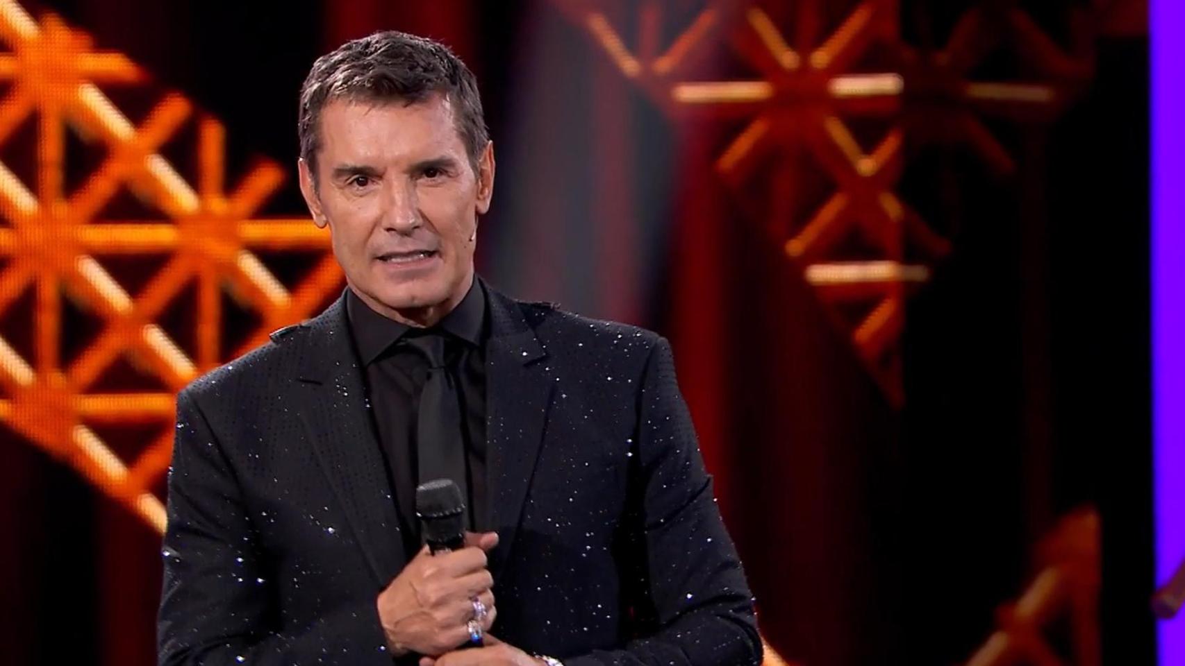 Jesús Vázquez, durante la semifinal de 'Bailando con las estrellas' el pasado sábado.