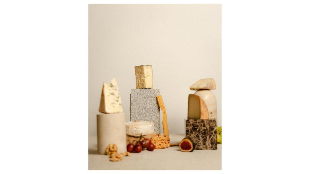 Bodegón de quesos en Haute Fromagerie.