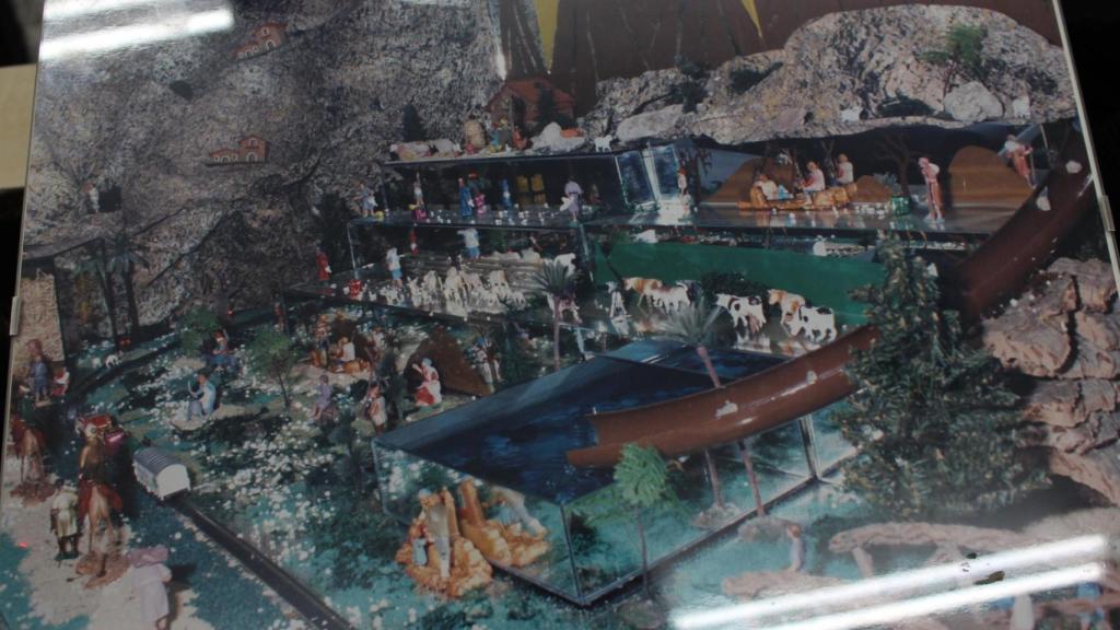 El segundo belén que puso Javi en la tienda en el 1994.