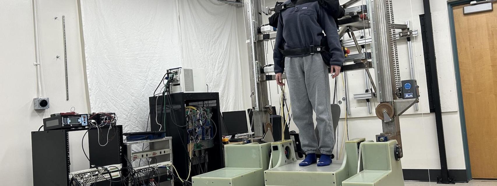 El robot para estudiar el equilibrio