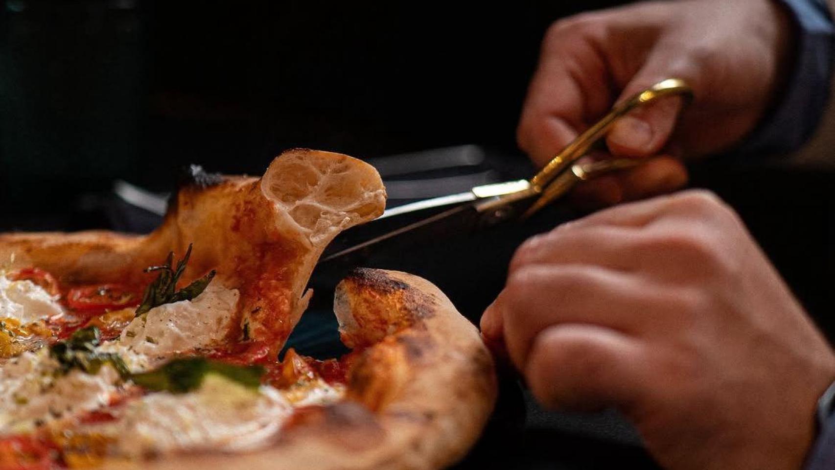 La pizza La Sorrentina.