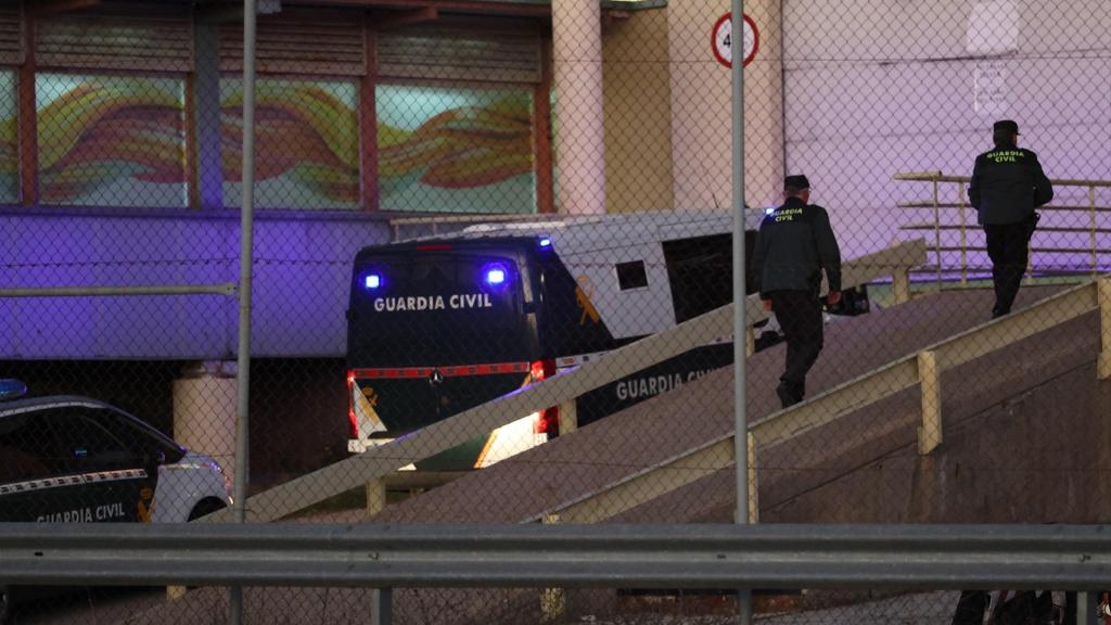 Llegada a Soto del Real de Ábalos y Koldo García este jueves.