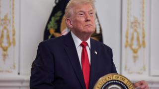 US President Donald Trump, Thursday.