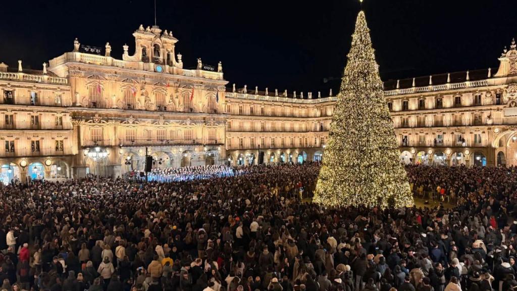 Iluminación navideña de Salamanca 2025