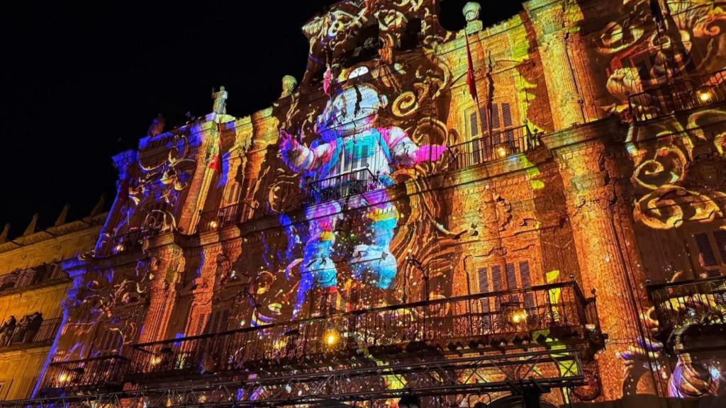 Videomapping navideño de Salamanca