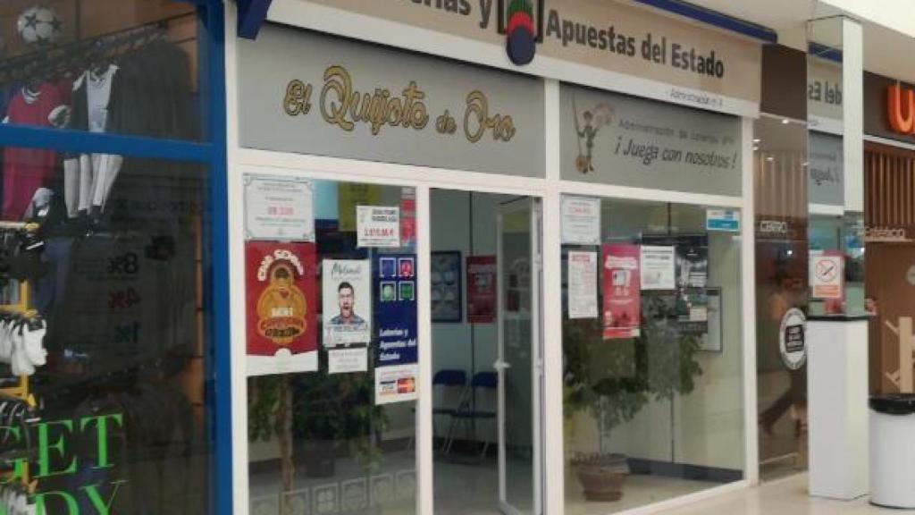 Administración de Loterías. El Quijote de Oro.