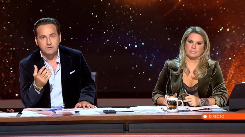 Iker Jiménez y Carmen Porter, en 'Horizonte'.