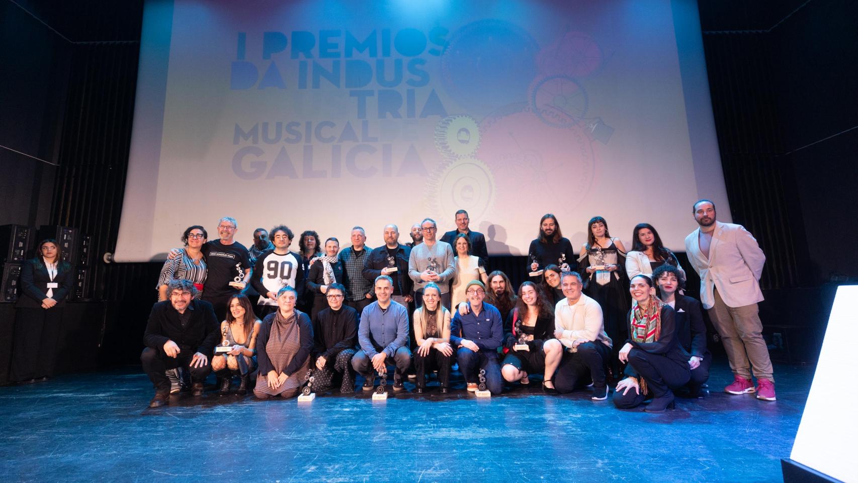 Imagen de los premiados.
