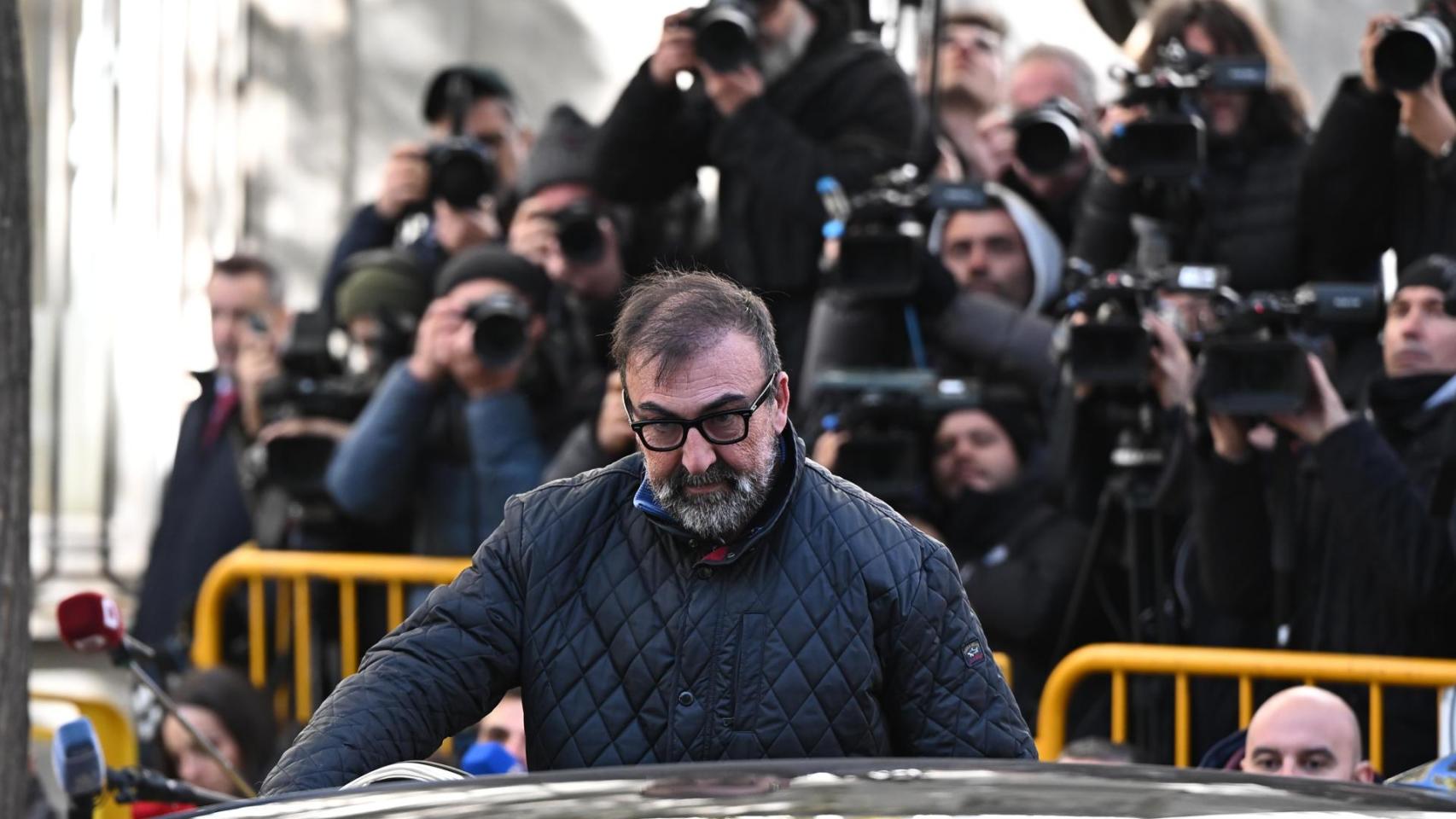 Koldo García este jueves en el Supremo antes de que el juez decretara su ingreso en prisión.