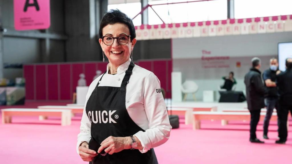 Carme Ruscalleda posa para Metrópoli en la feria Alimentaria