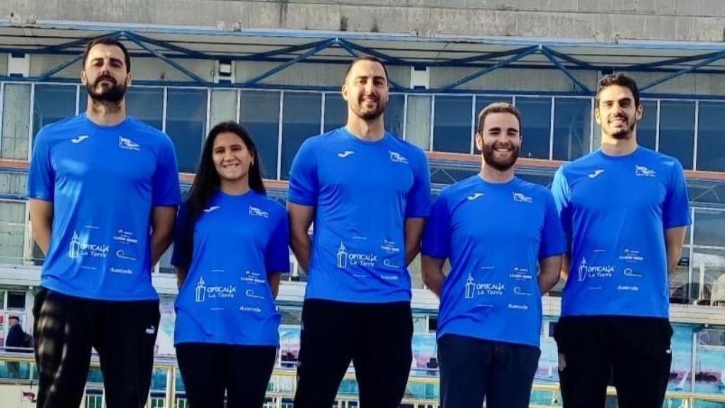 Imagen de los nadadores.