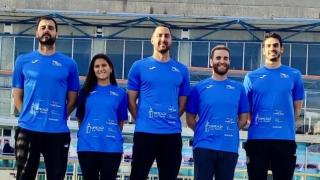 Imagen de los nadadores.