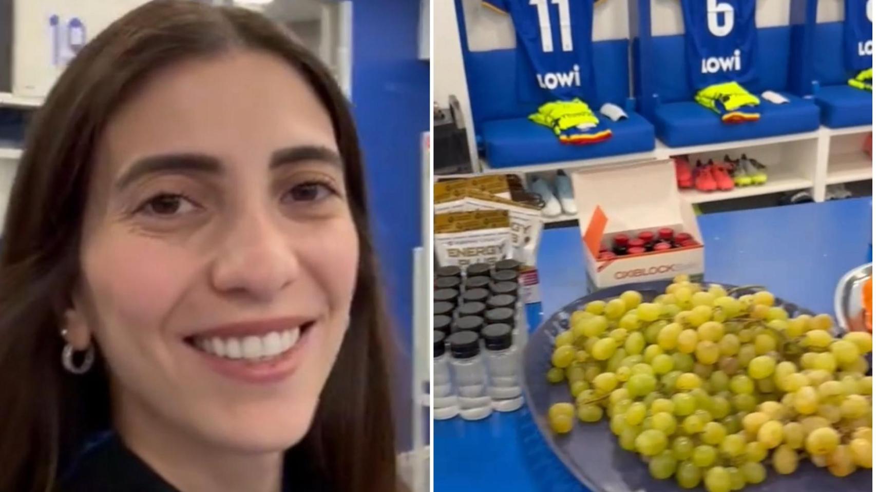 Katherine De Sousa, nutricionista del Getafe.