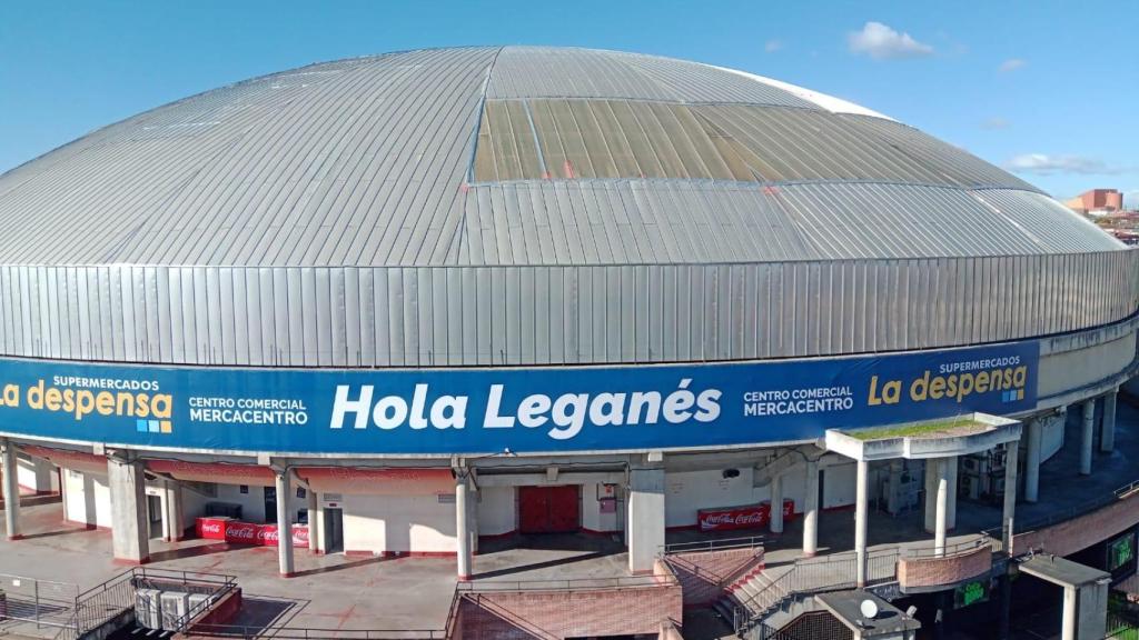 Cubierta del supermercado La Despensa en Leganés.