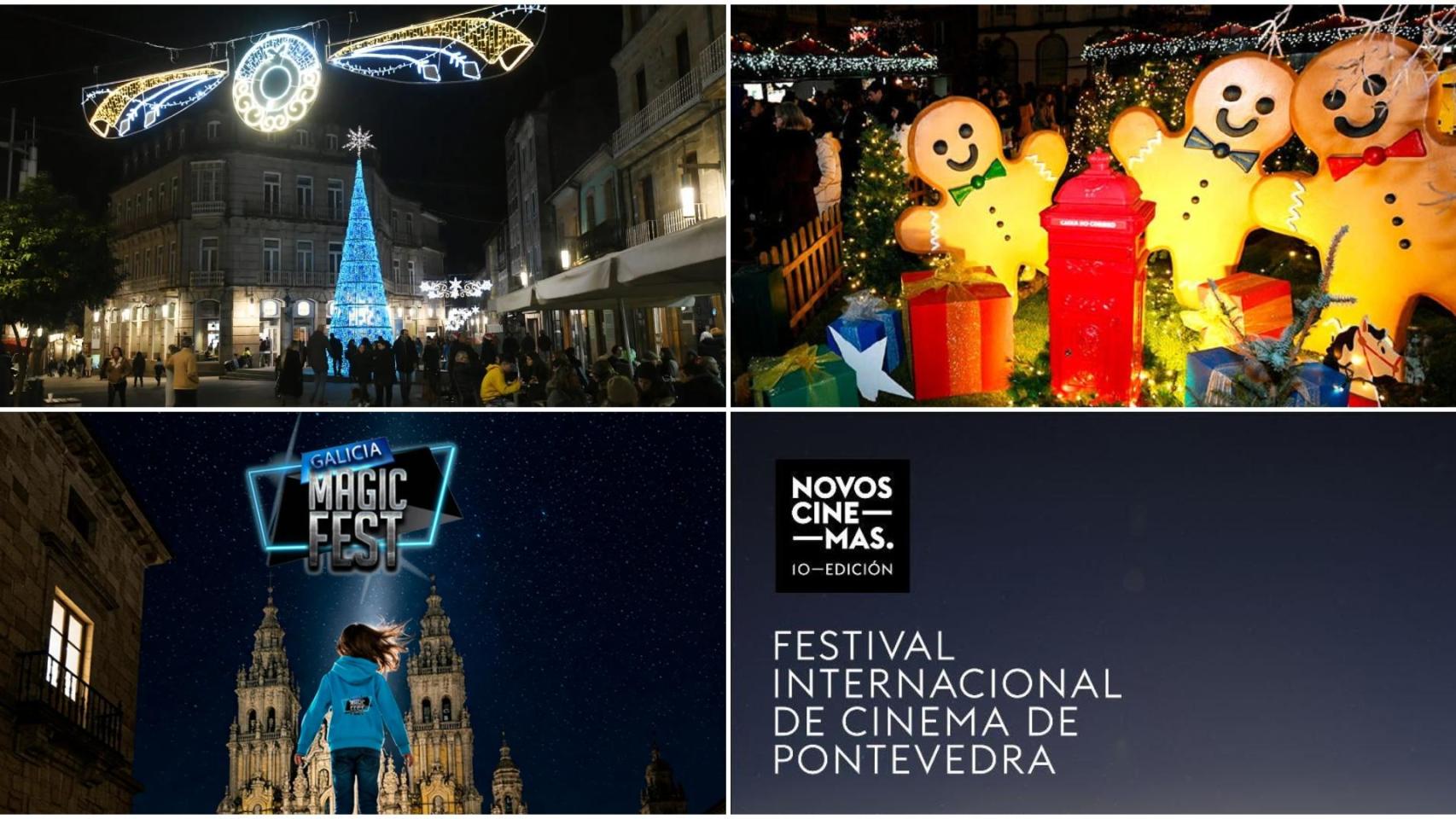 Estos son todos los grandes eventos que le dan la bienvenida a la Navidad 2025 en Pontevedra