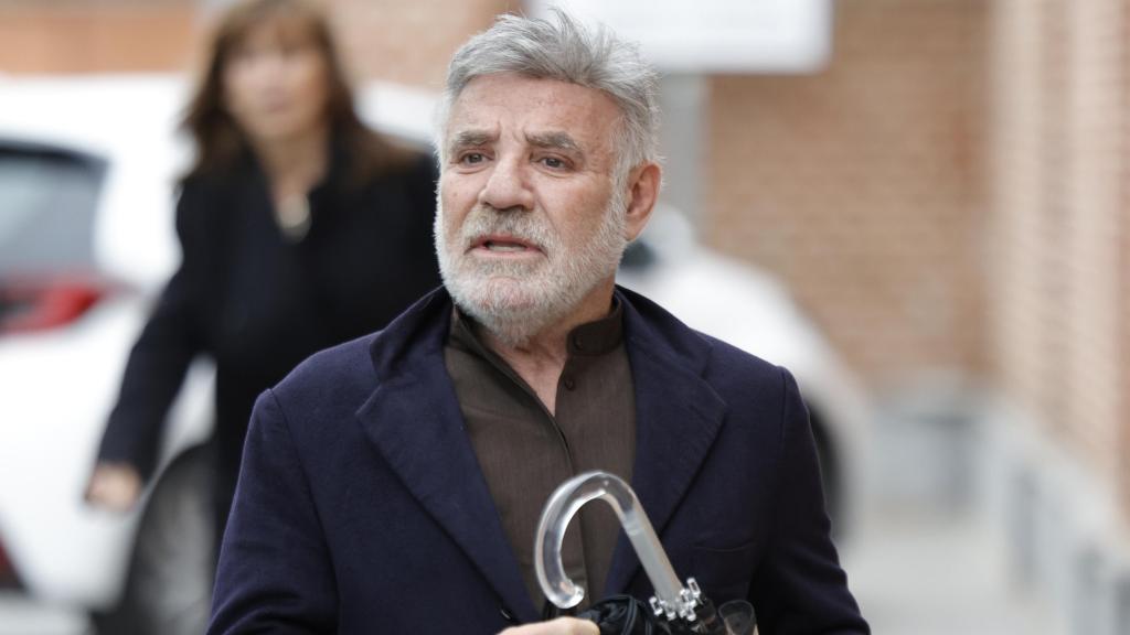 Joaquín Torres, en el último adiós a su padre.