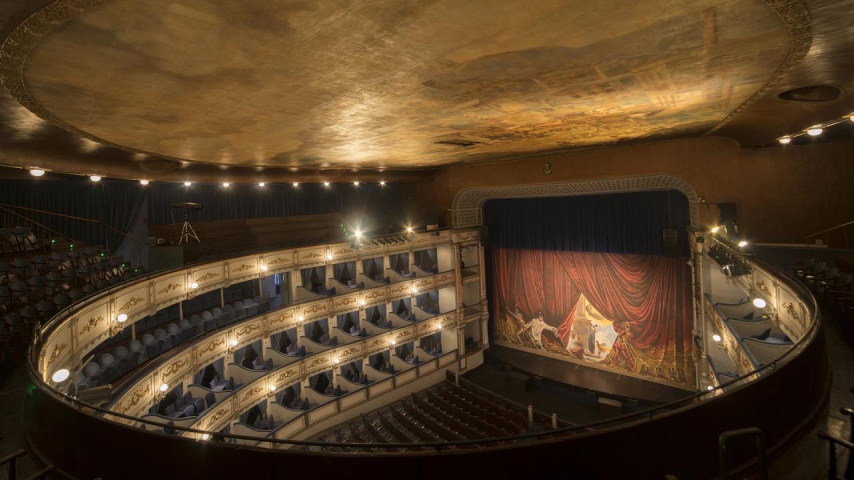 Interior del Teatro Cervantes.