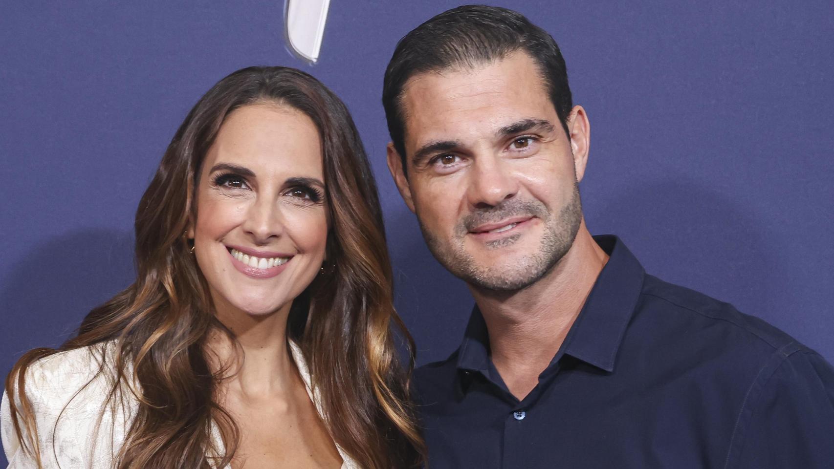 Juan Pablo Lauro junto a su expareja, Nuria Fergó, en una imagen de archivo.