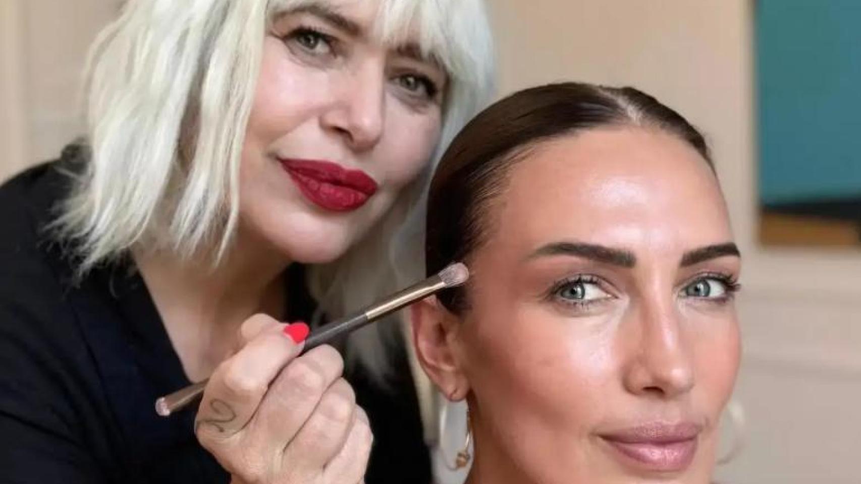 Pilar Lucas, las maquilladora de Nieves Álvarez.