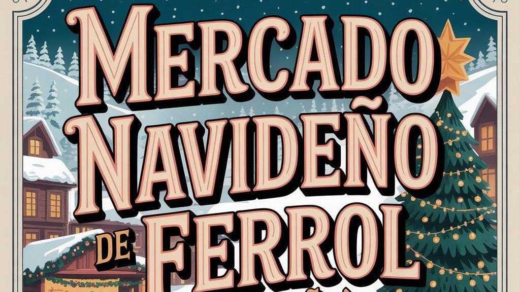 El Mercado Navideño de Ferrol regresa estas Navidades 2025 para llenar las calles ferrolanas de ilusión