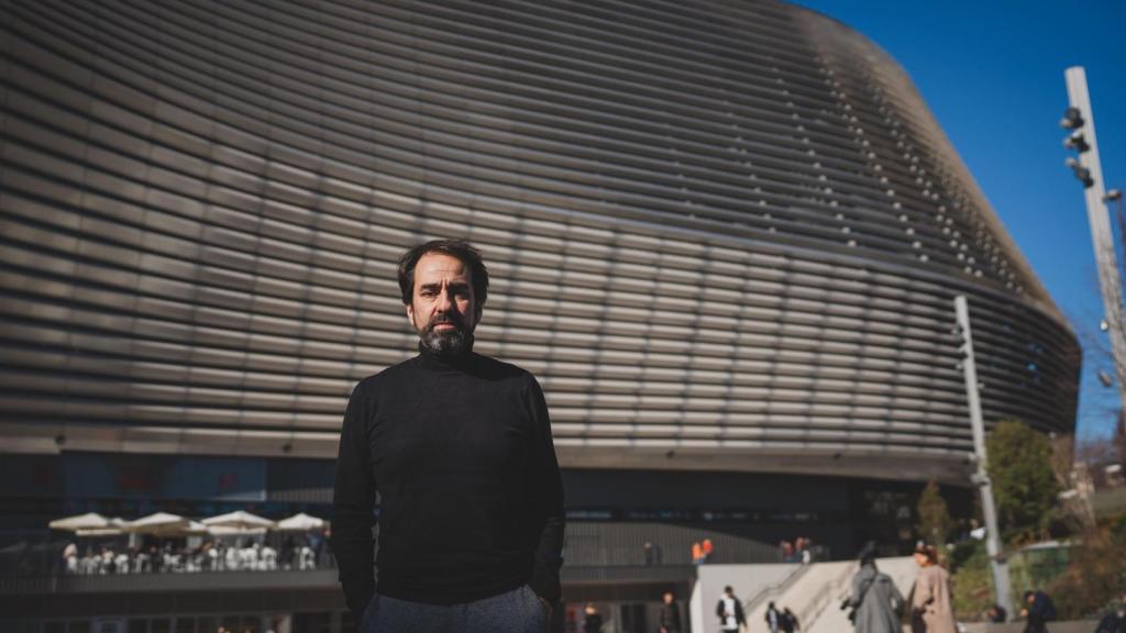 Josean Merino, Chef y CEO del restaurante Perretxico, en la inauguración de su restaurante en el Bernabéu Market