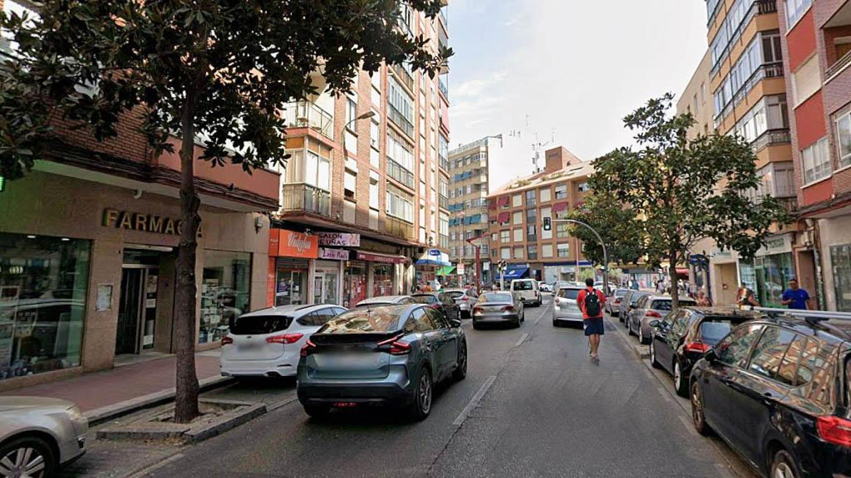 Avenida Segovia en Valladolid