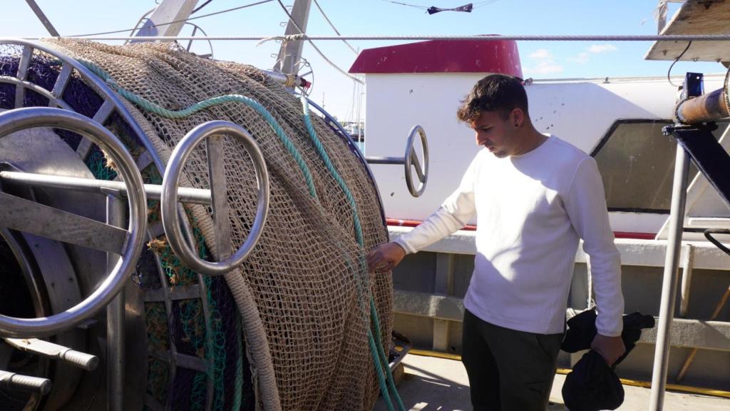 Las redes que lanzan al fondo del mar para arrastrar el pescado.
