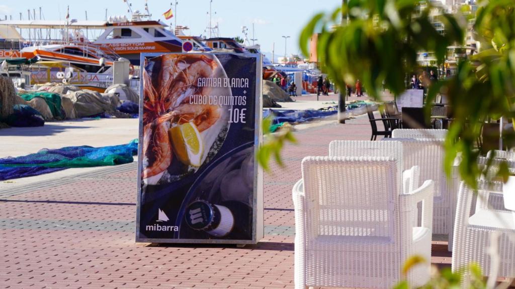 Los restaurantes de Santa Pola se nutren de sus capturas para ofertar marisco fresco.