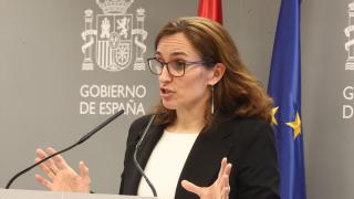 Mónica García, ministra de Sanidad, en el Consejo Interterritorial del SNS de este viernes.