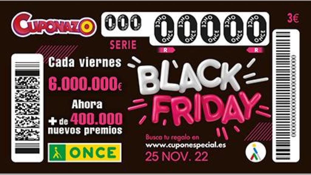 Cuponazo Black Friday ONCE 2025