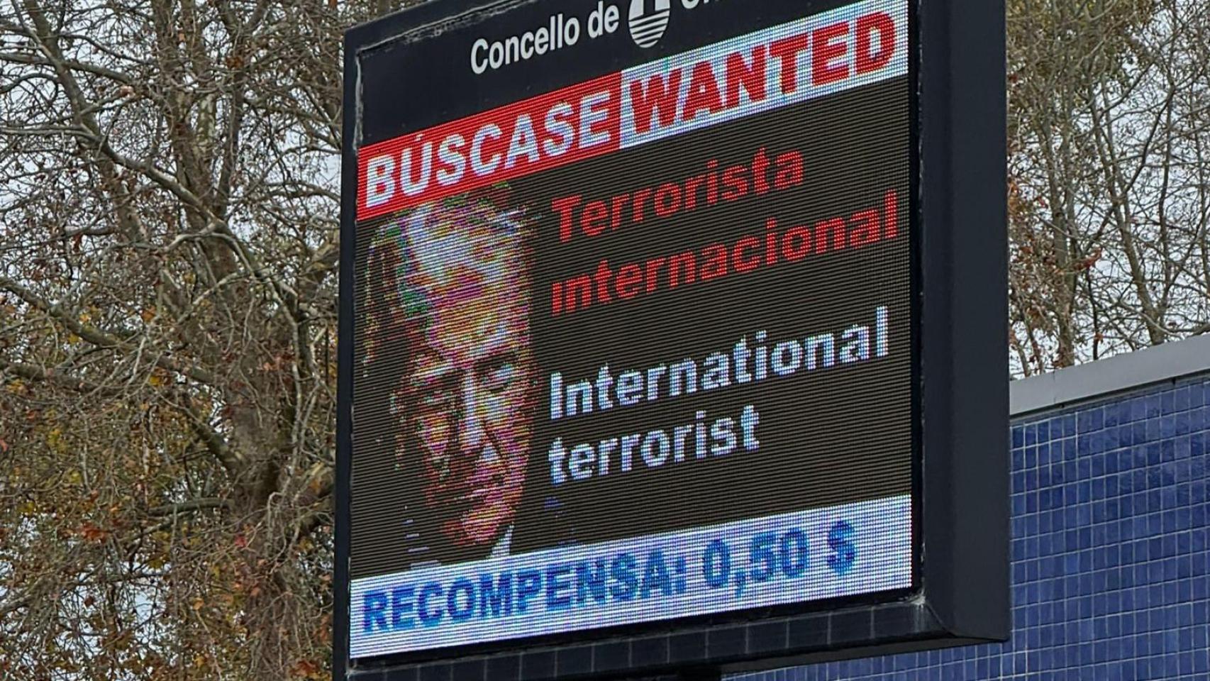Un municipio de A Coruña ofrece una recompensa de 50 céntimos por capturar a Donald Trump
