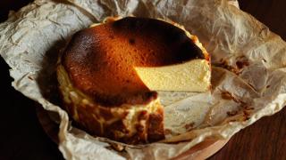 Una tarta de queso en una imagen de archivo